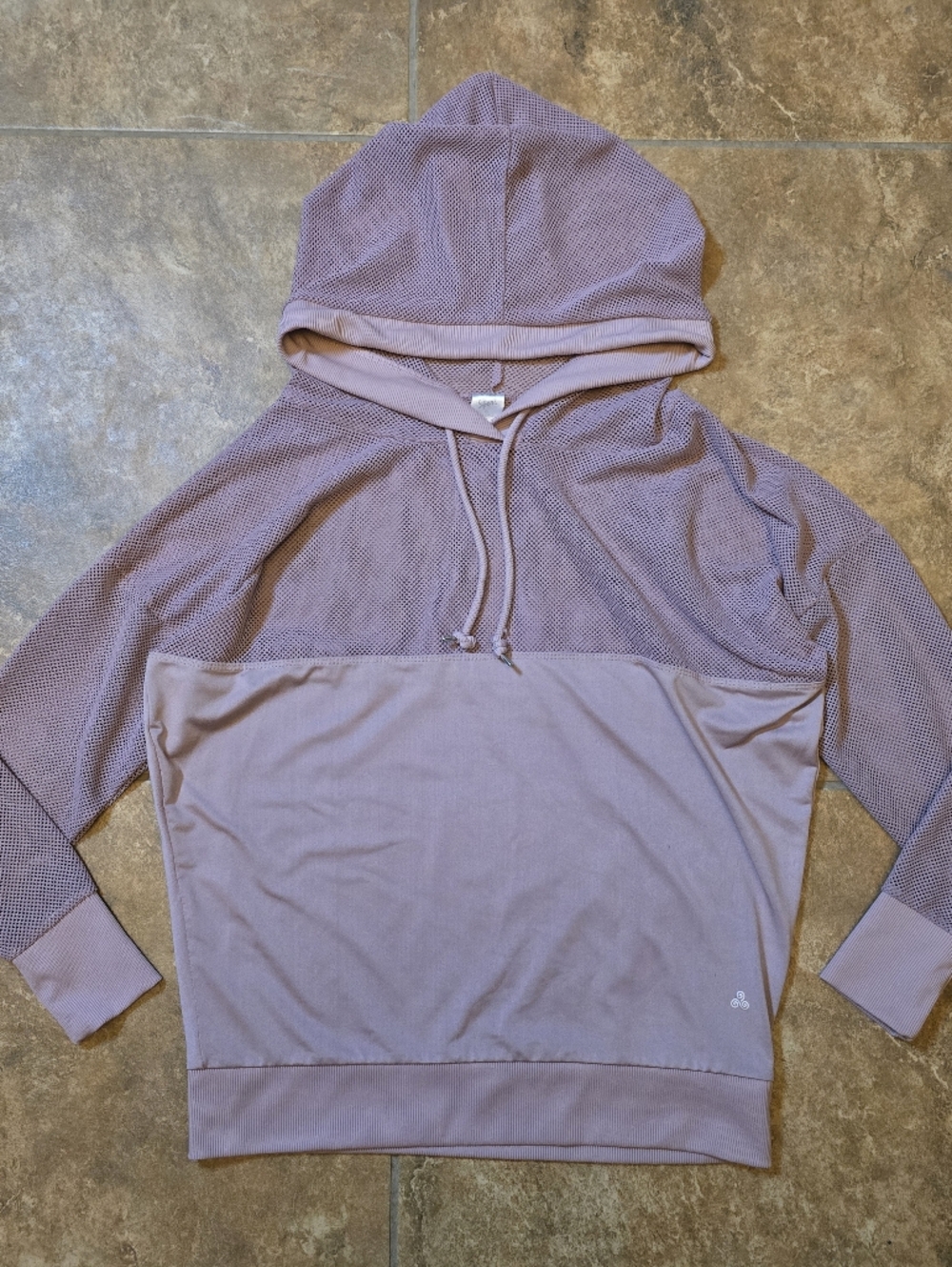 Pink Muted | SOHO SPORT | Mesh Detailed Athletic Hoodie